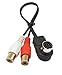 Alpine Ai-net Rca Aux Cable,SinLoon Ai-net to 2RCA Female Auxiliary Input Adapter Cable for Alpine KCA-121B DVD JVC Sound Input Cable Ai-net RCA Aux Cable