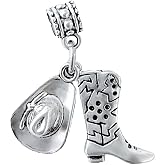 LaBenie Dangle Cowboy Hat and Boots Charms