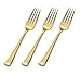 ADORN Looks Like Real Gold Cutlery, 25 Plastic Gold Forks