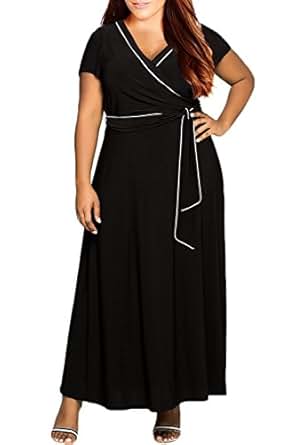 Plus size maxi dresses with sleeves wholesale women