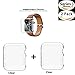 Apple Watch Series 3 Case , Sfmn 2pack iWatch 3 Case PC Hard Clear Screen Protector for Apple Watch 3 (2pack-Clear, 38mm)