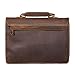 Crazy-Horse Leather Briefcase Handbag Messenger Bag Travelling Shoulder Bag Satchel Bag Fit 15