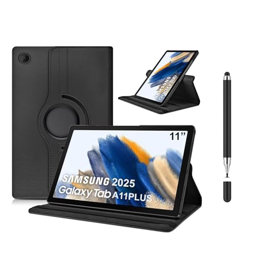 Capa Case Tablet Giratoria compatível com Samsung Galaxy Tab A11+ A11 plus 11 polegadas 2025 + Caneta Touch