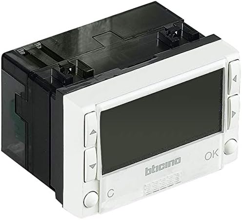 4 ZONE CENTRAL FOR REGULATING SYSTEM MYHOME BTICINO N4695 WHITE LIGHT