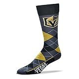 For Bare Feet Men's NHL Argyle Lineup Crew Dress Socks-One Size Fits Most