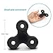 Colovis Fidget Spinner Tri Hand Spinner Fidget Toy - Stress Reducer EDC Focus Toy for Kids & Adults - Relieves ADHD Anxiety and Boredom, Bearing with Long Spin Time (Black)
