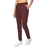 Mondetta Womens Lined Tailored Pant High-Rise Comfort Stretch