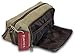 Dopp Kit Men's Travel Toiletry Bag Canvas & Leather with Waterproof Lining & YKK Zipper