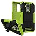 Zenfone 3 Max ZC520TL Case,Mama Mouth Shockproof Heavy Duty Combo Hybrid Rugged Dual Layer Grip Cover with Kickstand for ASUS Zenfone 3 Max ZC520TL(with 4 in 1 Packaged),Green