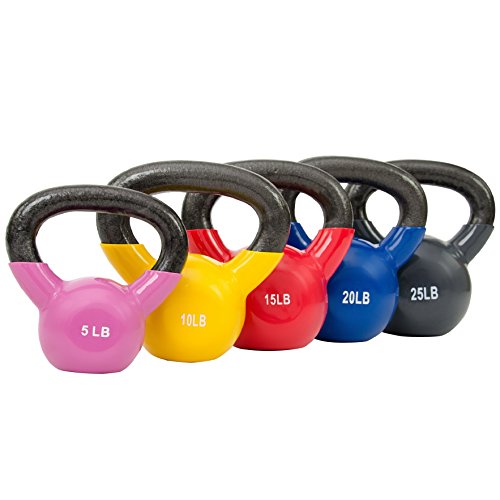 15-Pound Vinyl Coated Kettlebell - Image 10