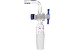 Adamas-Beta Glass 24/40 Inlet Adapter with 90 Degree Bent Hose Connection