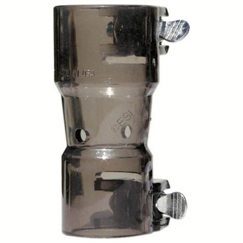 GXG Paintball Straight Powerfeed 7/8" Smoke Elbow