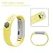 AK for Fitbit Alta Bands, Replacement Bands for Fitbit Alta/Alta HR with Metal Clasp（Yellow,Small）
