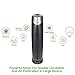 Hunter HT1701 Air Purifier with ViRo-Silver Pre-Filter and HEPA+ Filter, for Allergies, Germs, Mold, Dust, Pets, Smoke, Pollen, Odors, for Large Rooms, 27-Inch Titanium/Black Air Cleaner