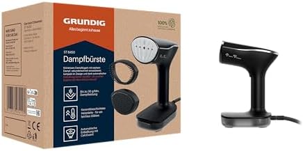 ST 8450 CalcGuard Cepillo de Vapor con 2280 W, placa de cerámica, 30 g/min, compacto, rápido e ideal para viajar