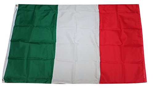 TrendyLuz FlagsItaly Italian National Country Flag 3x5 Feet Printed Flag with Grommets
