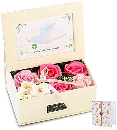 Amazon ソープフラワー 写真立て フラワー フォトフレーム ボックス 写真入り 誕生日 母の日 プレゼント ギフト 最適な贈り物を最愛の母 造花 オンライン通販