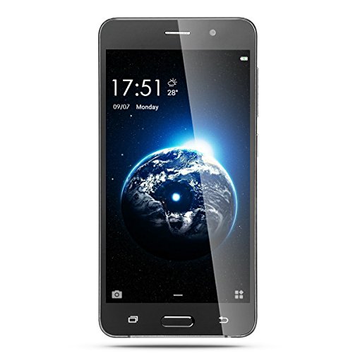 JUNING(TM) 5.5" Unlocked Cellphones Smartphone Moblie phone Android 5.1 Dual Sim Quad Core ROM 8GB 5.0MP Camera GSM Black