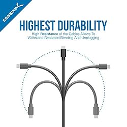 SABRENT [6-Pack 22AWG Premium Micro USB Cables