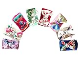Baby Girl Nylon Headbands Newborn Infant Toddler Hairbands Knotted Children Soft Headwrap Hair Accessories (I-8pack-mul)