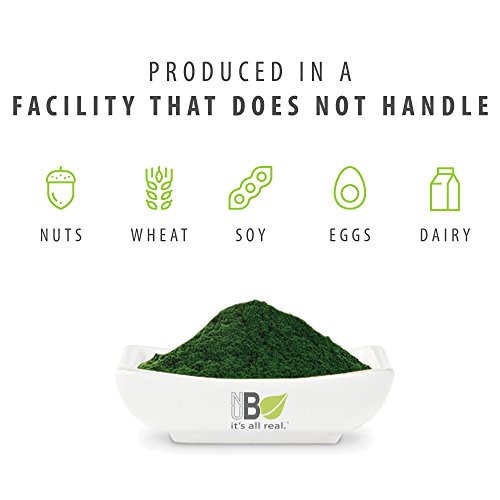 Nubeleaf Chlorella Powder - Non-GMO, Gluten-Free, Raw, Organic, Vegan Source of Chlorophyll, Essential Vitamins & Minerals - Single-Ingredient Nutrient Rich Superfood for Cooking, Baking, Smoothies - Thumbnail 4