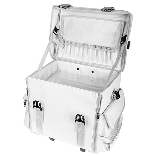 SHANY Makeup Artist Soft Rolling Trolley Cosmetic Case with Free Set of Mesh Bags - Frozen Yogurt