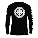 Divided We Fall Military Sniper Skull Long Sleeve T-Shirt Large Black