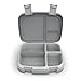 Bentgo Fresh (Gray) – Leak-Proof & Versatile 4-Compartment Bento-Style Lunch Box – Ideal for Portion-Control and Balanced Eating On-the-Go – BPA-Free and Food-Safe Materials