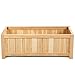 NanaPluz Wood Rectangle Portable Folding Flower Garden Bed Box Patio Lawn Raised Vegetable Planter Stand with Ebookthumb 4