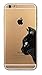 iPhone 6 Case, DECO FAIRY TPU Transparent Clear Case Bumper[Scratch-Resistant] [Perfect Fit] Ultra Slim Translucent Silicone Clear Case Gel Cover for iPhone 6 / 6S (black cat side face)