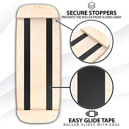 Synergee Balance Board Challenges Core & Stabilizers for Surf, Snowboard, Skateboard