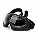 FREEHAWK® Adjustable UV Protective Outdoor Glasses Motorcycle Goggles Dust-proof Protective Combat Goggles Military Sunglasses Outdoor Tactical Goggles to Prevent Particulates in Grey