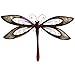 Very Cool Stuff Silver Wing Dragonfly Wall Art, 24
