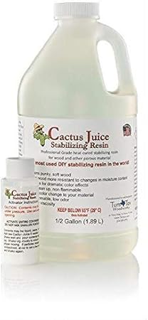 Resina estabilizadora de jugo de cactus para carpintería, 1, 1: Amazon