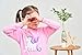 BebeBear Little Girls Horse Pajamas Set Children Christmas PJs 100% Cotton Sleepwear Size 6 Years, Pink-h