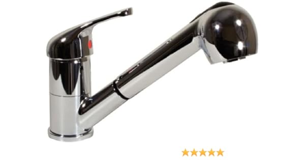 Scandvik Single Lever Galley Chrome Faucet Handle With Hose