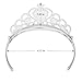 XiangGuanQianYing Princess Dress Up Accessories Princess Wands Tiaras and Crowns for Little Girls Party Supplies Set Pink
