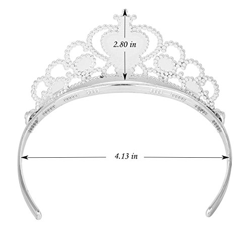 Princess Dress Up Princess Wands Tiaras and Crowns for Little Girls Princess Party Supplies Set Pink