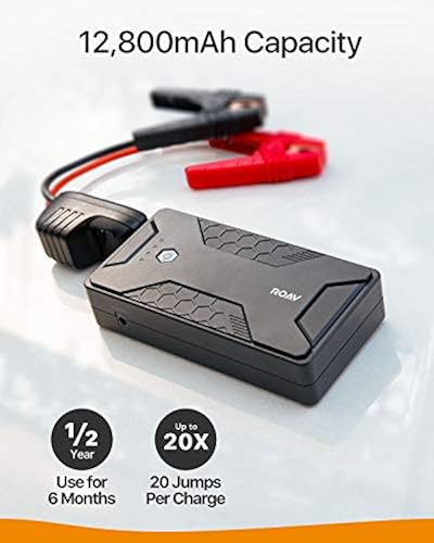 Anker Roav Jump Starter Pro 1000A, 12800mAh, 12V Portable Car Jump