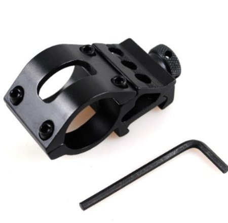 UTAC Tactical 30mm Flashlight Offset Weapon Picatinny Mount for Surefire Flashlight, Laser, Tactical Flashlights and All 30mm Mountable Accessories