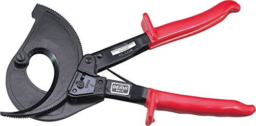 Gaosi Tools Heavy Duty Aluminum Copper Ratchet Cable Cutter Cut up to 240mm² Ratcheting Wire Cut Hand Tool
