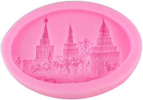 Bousg Castle Modeling Handmade Soap Mold Cake Decoration