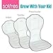 Solfres Hydro Gel Car Seat Cooler Mat for Baby. No Refrigeration Needed. Carseat and Stroller Cooling Pad Cushion Liner with Breathable 3D Mesh Anti-Slip Back. for Kids Toddlers 0-1 Yr 12-48 Months