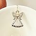 Silver Gold Two Tone Angel Dangle Earrings For Women Girls Christmas Gifts Alloy RareLove