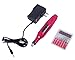 LORJE Nail Art Drill Kit Electric File Buffer Bits Acrylics