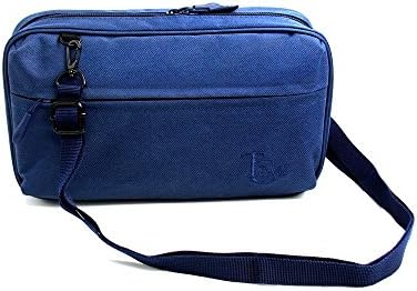 Travel Clever Passport Organizer Messenger Bag, Navy