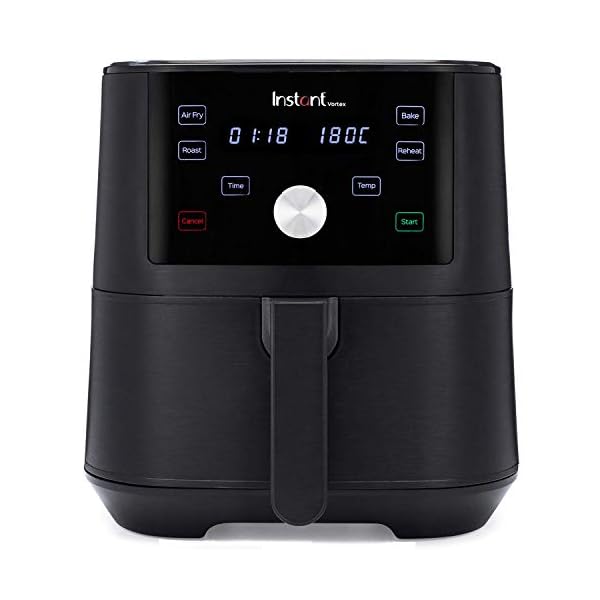 Instant Vortex 4-in-1 Digital Air Fryer, Health Air Fryer, Bake, Roast and Reheat, 1700W of Power – 5.7 Litre