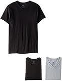 Hanes Men's 4-Pack FreshIQ Assorted V-Neck