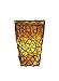 It's Exciting Lighting IEL-2110 Shade with Wicker and Flicker Sconce, Tan Shade With Brown Wicker, Battery Operated, Lightweight And Mobile