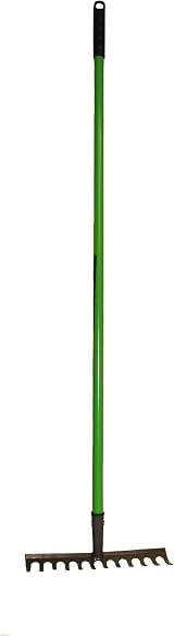 AB Tools Garden Rake Soil Leaves Leaf Raker 12 Teeth Carbon Steel GAR02 view 4